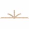 Ekena Millwork Redmond Smooth Timber Gable Bracket, Douglas Fir, 84"W x 35"H x 1 1/2"D x 3 1/2"F, 10/12 Pitch GBW084X35X0204RED00SDF - alternate 3